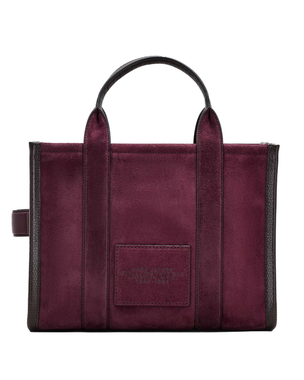 Marc Jacobs Women's The Suede Medium Tote Bag Dark Plum