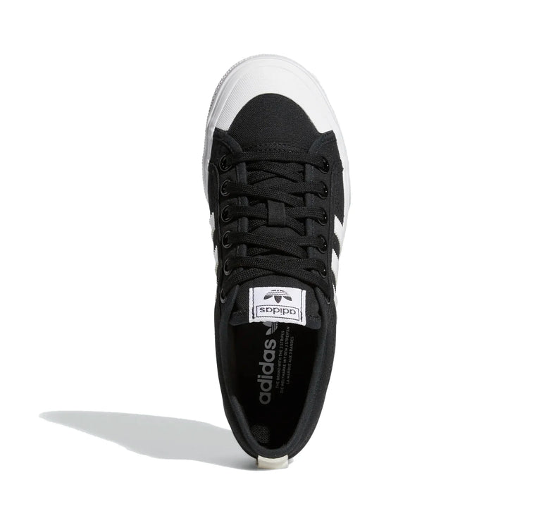 Adidas Women's Nizza Platform Shoes Core Black/Cloud White/Cloud White FV5321