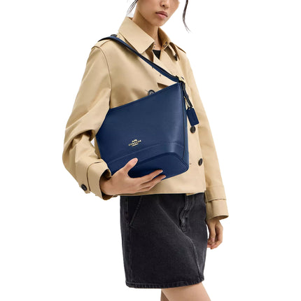 Coach Women's Jude Duffle Bag Gold/Deep Blue