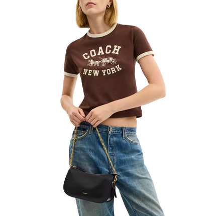 Coach Women's Waverly Bag Brass/Black