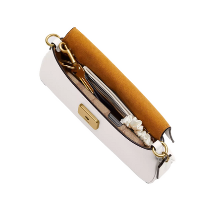 Coach Women's Jet Shoulder Bag Brass/Chalk