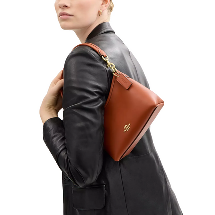 Coach Women's Laurel Small Shoulder Bag Gold/Tan