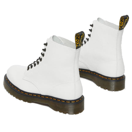 Dr. Martens Women's 1460 Pascal Bex Pisa Leather Lace Up Boots White - Özel İndirim - Hemen Kargoda