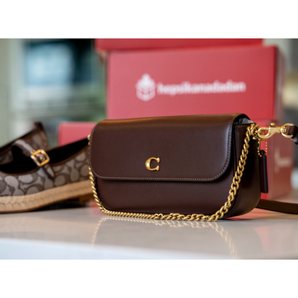 Coach Women's Brook Flap Chain Bag Brass/Maple