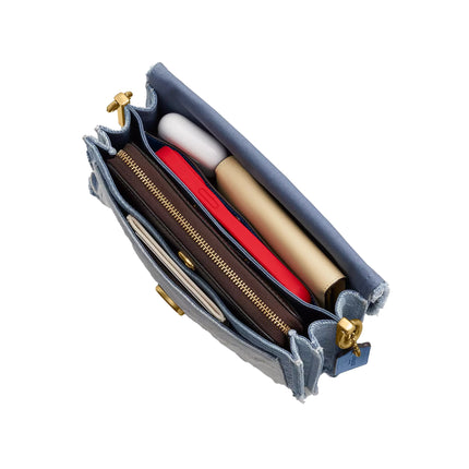 Coach Women's Tabby Shoulder Bag 26 With Repurposed Denim Patchwork Brass/Denim