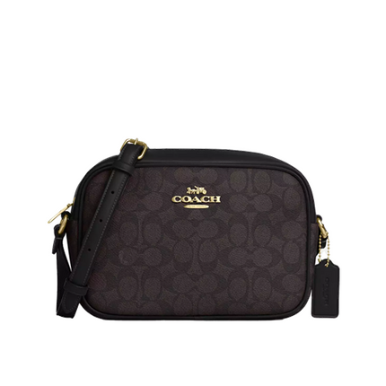Coach Women's Jamie Camera Bag In Signature Canvas Gold/Walnut/Black