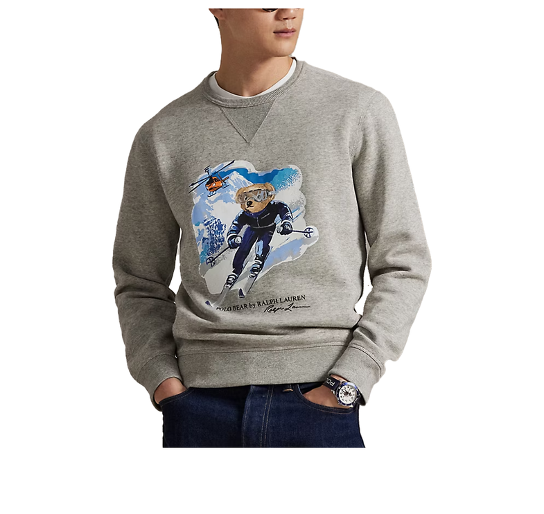 Polo Ralph Lauren Men's Polo Bear Fleece Sweatshirt Loft Heather/Active Bear