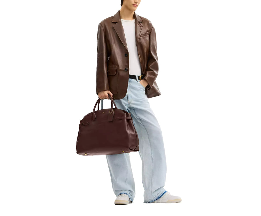 Coach Women's Soft Empire Carryall Bag 48 Brass/Maple