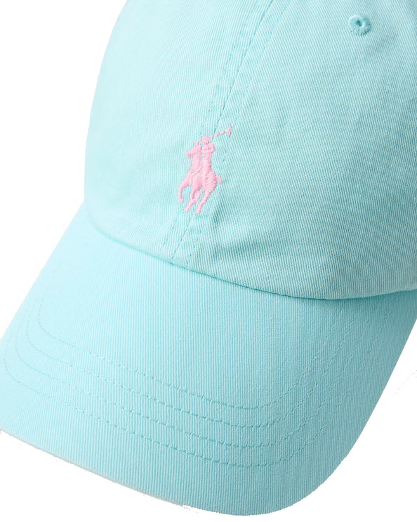Polo Ralph Lauren Unisex The Iconic Cotton Chino Ball Cap New Aqua