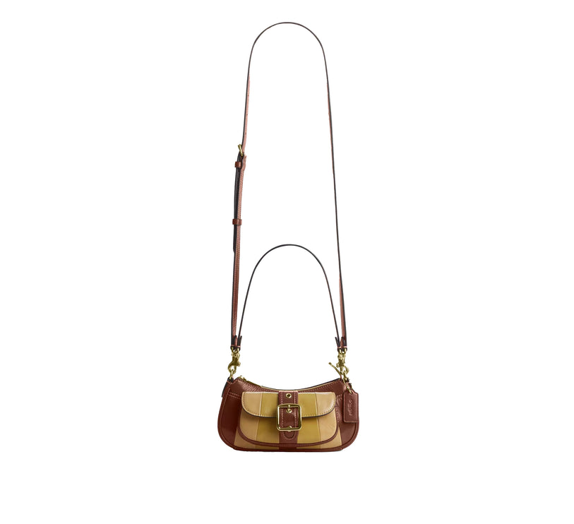 Coach Women's Ashton Mini Shoulder Bag Gold/Redwood Multi