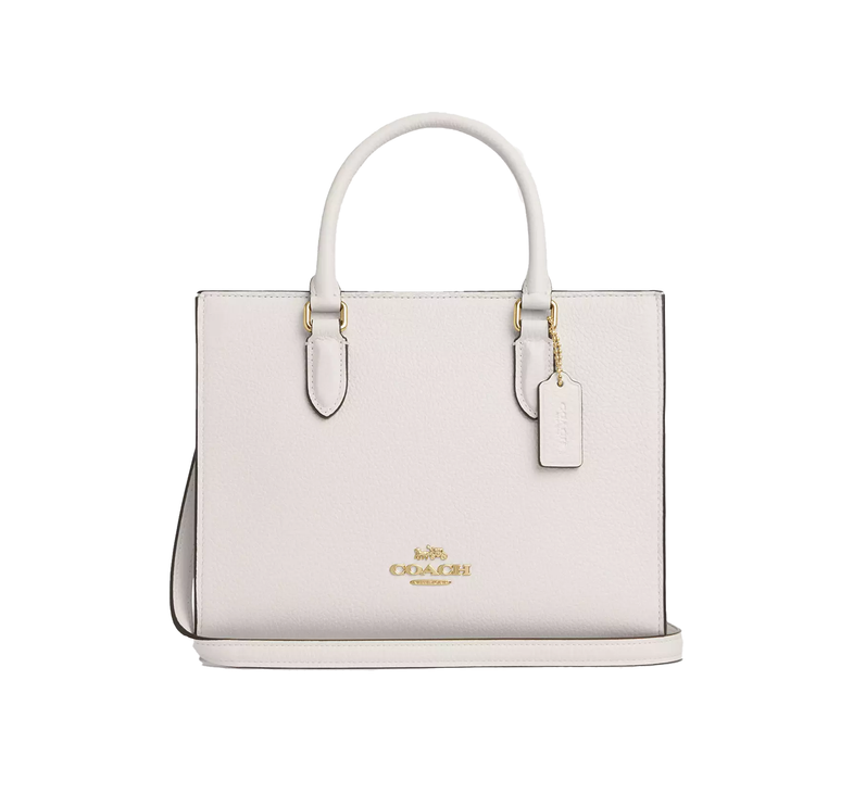 Coach Women's Maggie Small Tote Bag Gold/Chalk