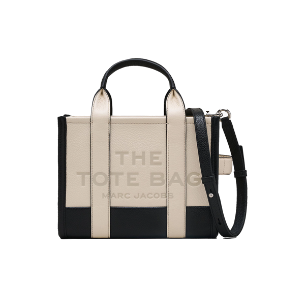 Marc Jacobs Women's The Colorblock Small Tote Bag Ivory Multi