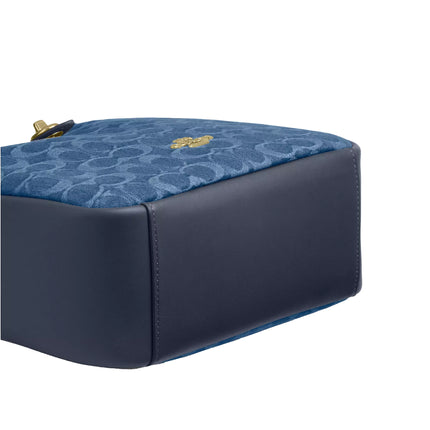 Coach Women's Hadley Convertible Crossbody Bag In Signature Denim Gold/Indigo