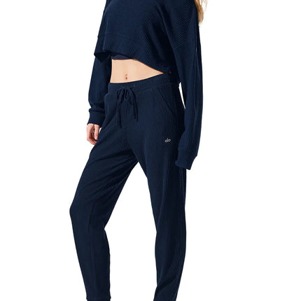 alo Women's Muse Sweatpant - Navy