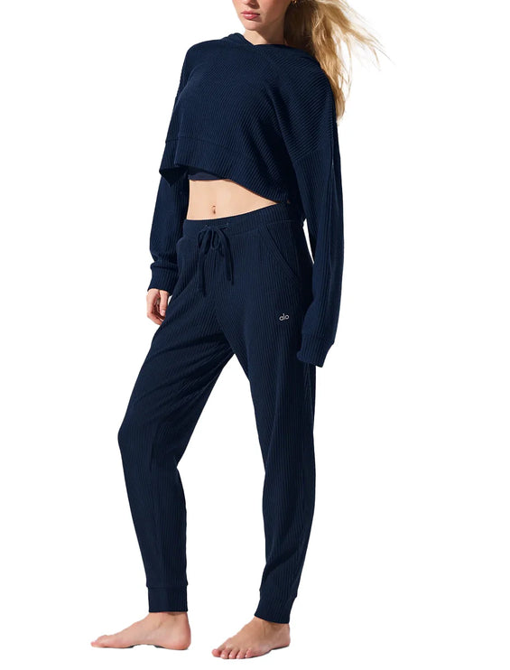 alo Women's Muse Sweatpant - Navy