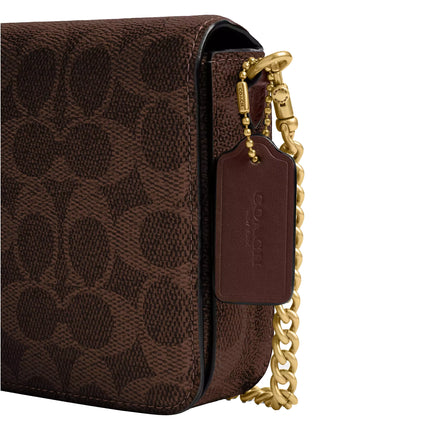 Coach Women's Mila Crossbody Bag In Signature Canvas Brass/Maple