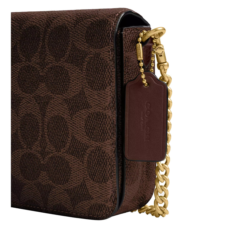 Coach Women's Mila Crossbody Bag In Signature Canvas Brass/Maple