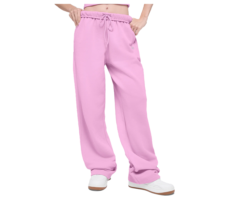 alo Women's Accolade Straight Leg Sweatpant Candy Heart Pink