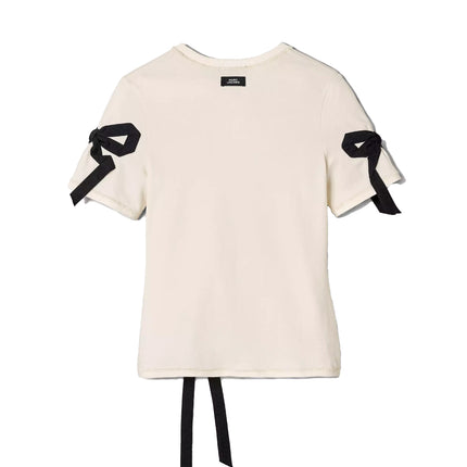 Marc Jacobs Women's Bow Shrunken Tee White