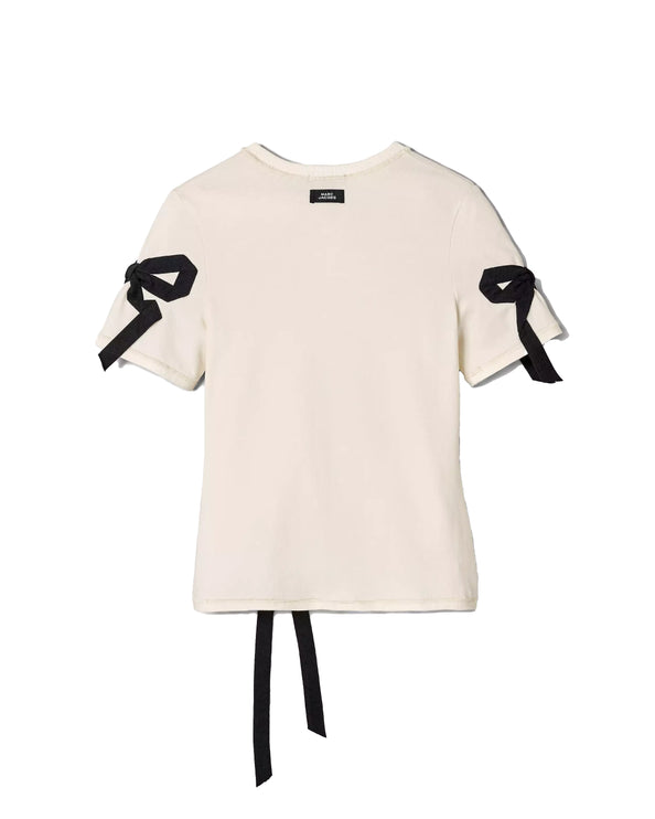 Marc Jacobs Women's Bow Shrunken Tee White