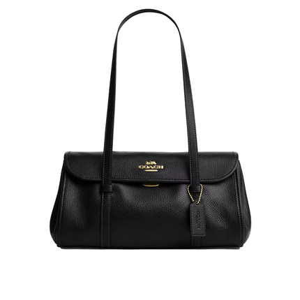 Coach Women's Bridget Flap Shoulder Bag Gold/Black