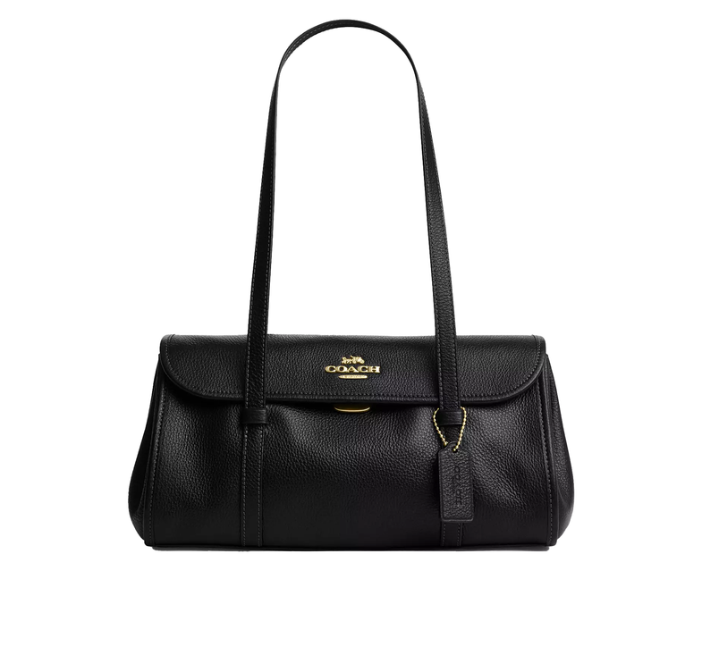 Coach Women's Bridget Flap Shoulder Bag Gold/Black