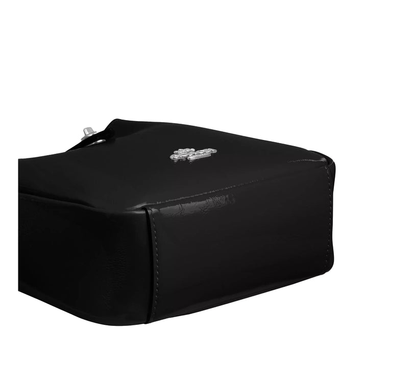 Coach Women's Hadley Mini Crossbody Bag Silver/Black