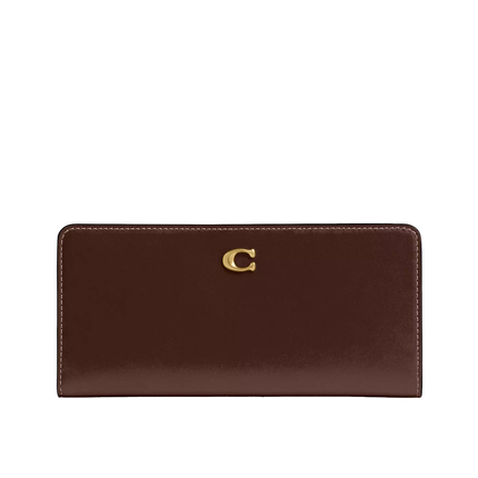 Coach Women's Essential Slim Wallet Brass/Maple
