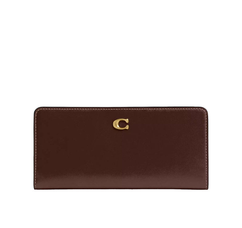 Coach Women's Essential Slim Wallet Brass/Maple