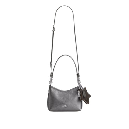 Coach Women's Laurel Small Shoulder Bag With Star Charm Silver