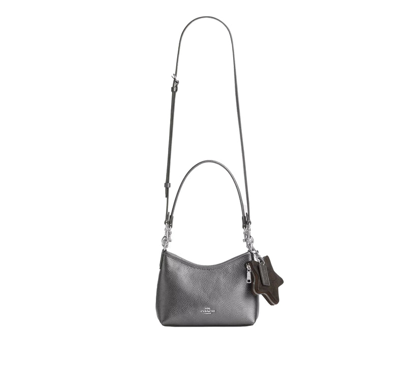 Coach Women's Laurel Small Shoulder Bag With Star Charm Silver