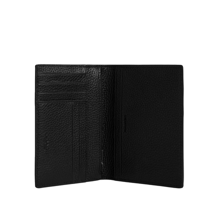 Coach Unisex Passport Card Case Gunmetal/Black