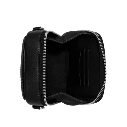 Coach Unisex Stanton Crossbody In Signature Jacquard Silver/Charcoal/Black