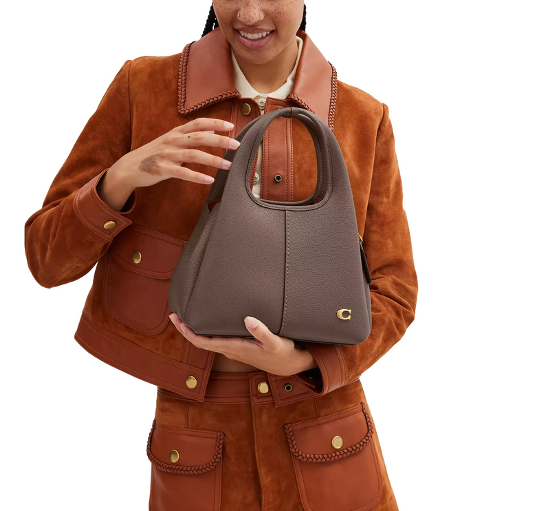 Coach Women's Lana Shoulder Bag 23 Brass/Dark Stone