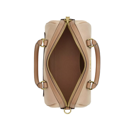 Coach Women's Rowan Satchel Bag In Colorblock Gold/Dark Natural Multi