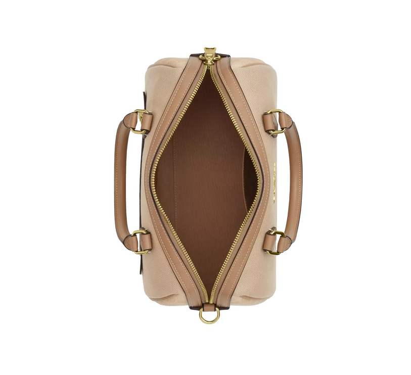 Coach Women's Rowan Satchel Bag In Colorblock Gold/Dark Natural Multi