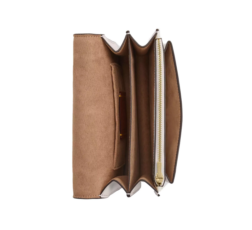 Coach Women's Mini Klare Crossbody Bag In Signature Canvas Gold/White/Chalk