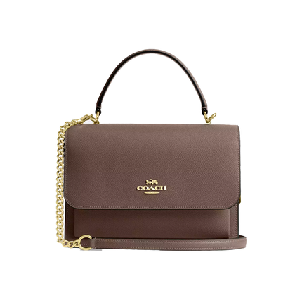 Coach Women's Klare Top Handle Bag Gold/Dark Stone