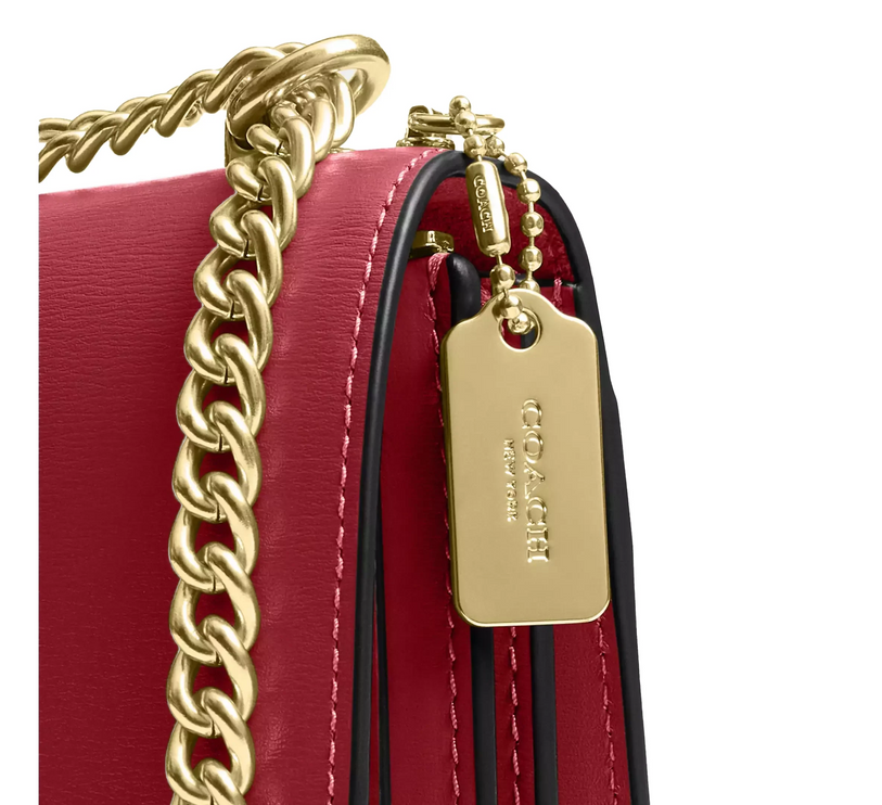 Coach Women's Mini Klare Crossbody Bag Gold/True Red