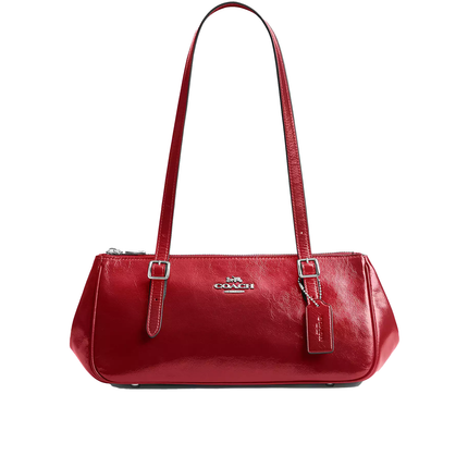 Coach Women's Asher Shoulder Bag Silver/Red