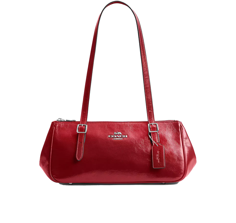 Coach Women's Asher Shoulder Bag Silver/Red
