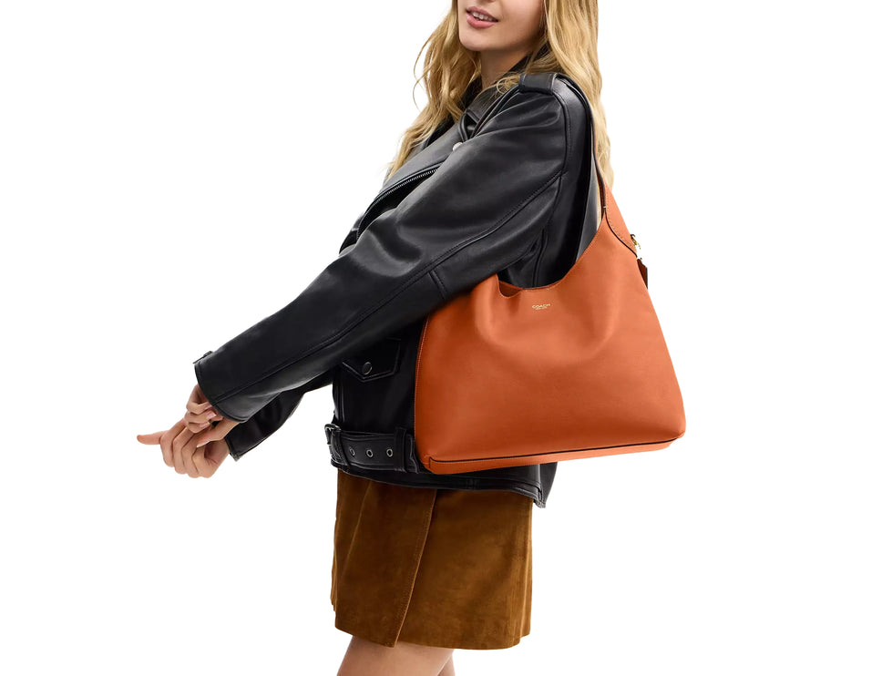 Coach Women's Brooklyn Shoulder Bag 34 Brass/Toffee