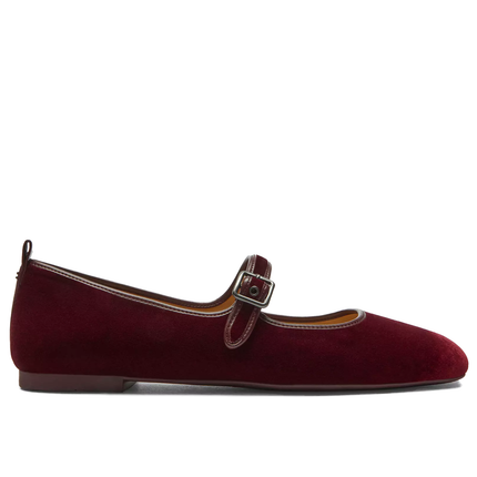 Coach Women's C Rivet Mary Jane Burgundy/Merlot