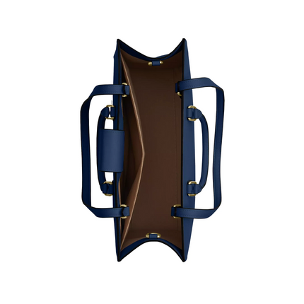 Coach Women's Maggie Tote Bag Gold/Deep Blue