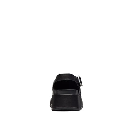Coach Women's Sculpted C Platform Clog In Crystal Signature Jacquard Black