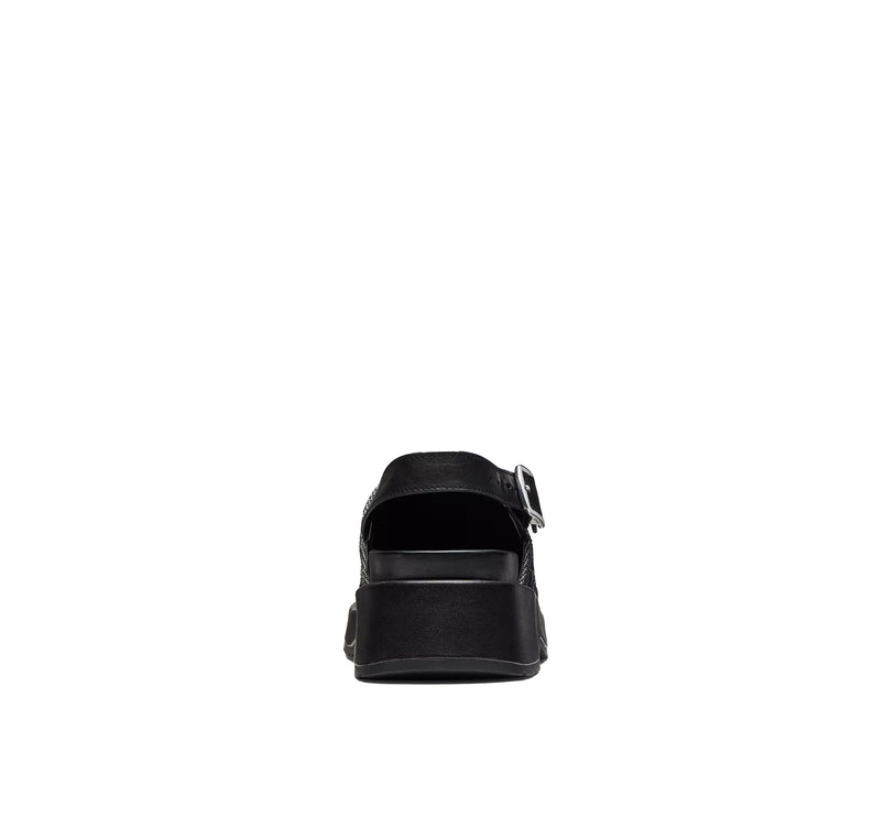 Coach Women's Sculpted C Platform Clog In Crystal Signature Jacquard Black
