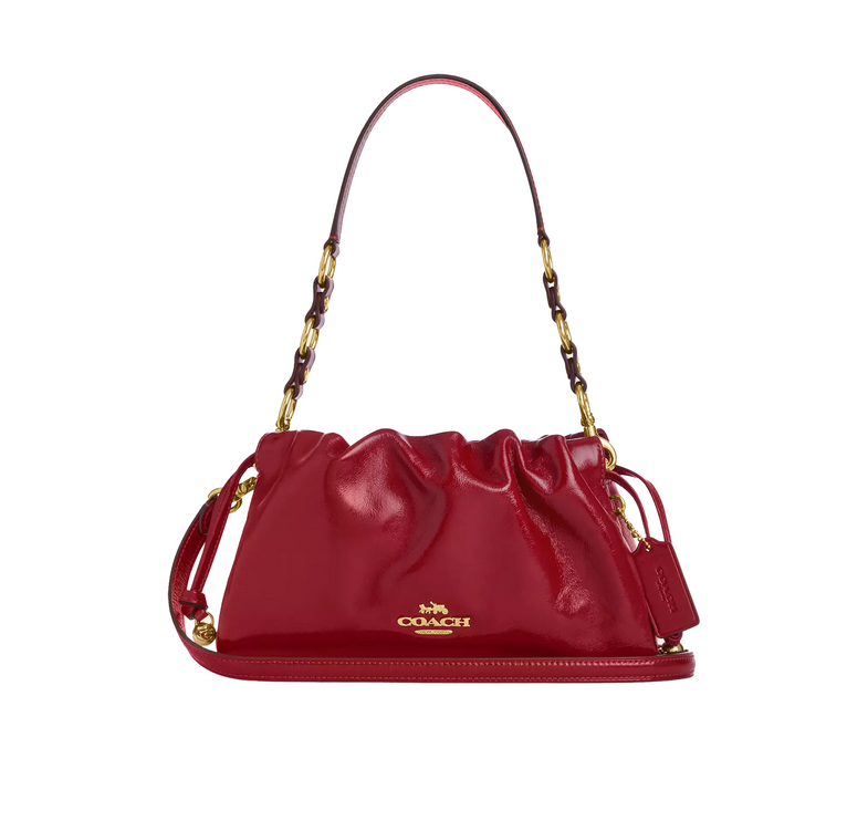 Coach Women's Faye Shoulder Bag Gold/Dark Cardinal