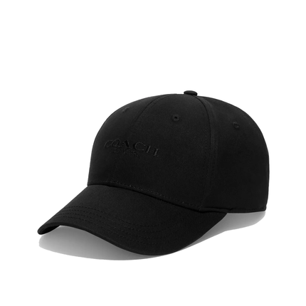 Coach Unisex Embroidered Baseball Hat Black