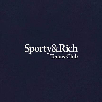 Sporty & Rich Women's Play Tennis T-Shirt Navy/White