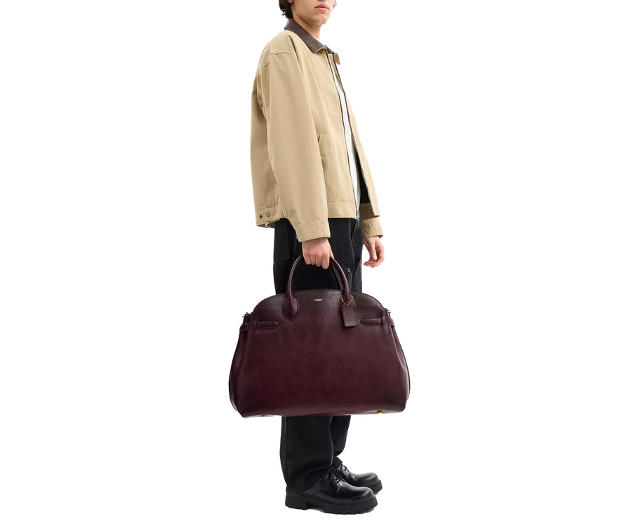 Coach Women's Soft Empire Carryall Bag 48 Brass/Merlot